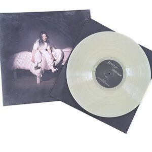 Billie Eilish When We All Fall Asleep Where Do We Go White Vinyl Record